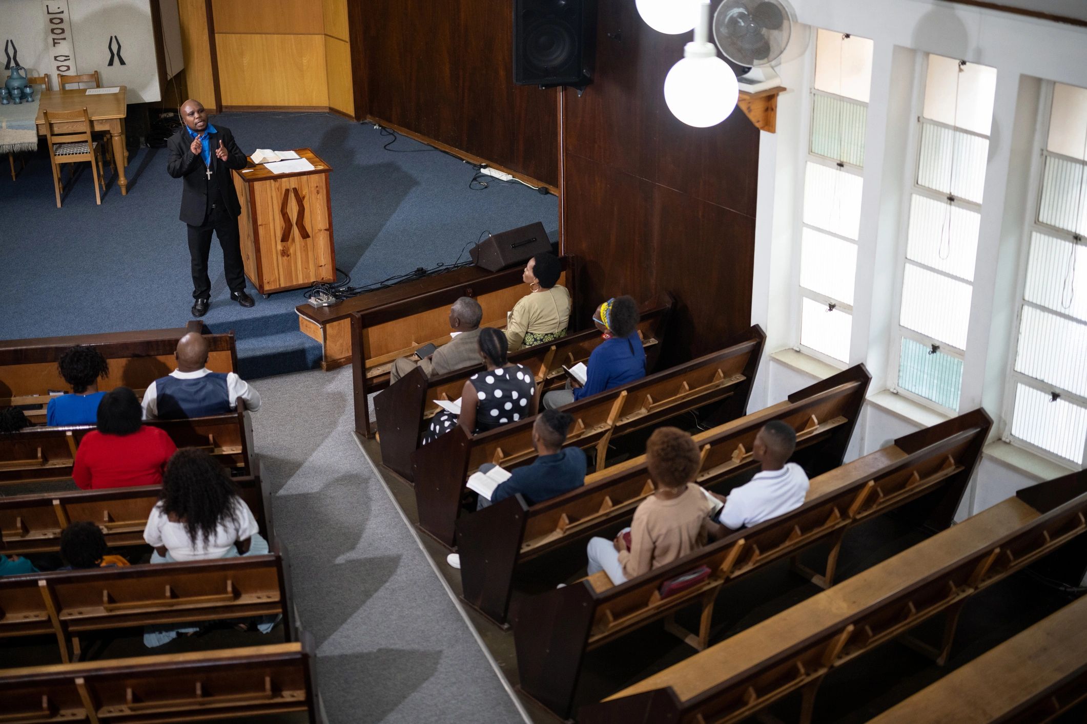 Choir and congregation scene